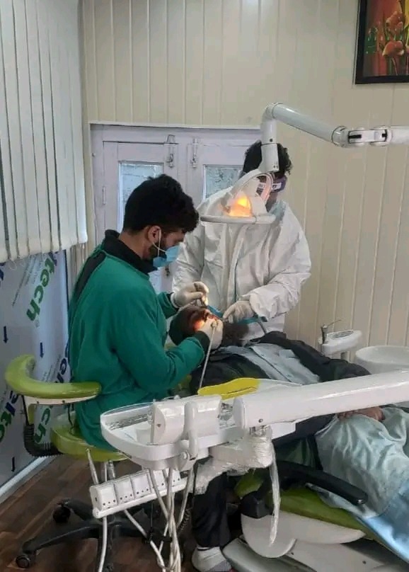 Reception area at dental clinic Vilgam